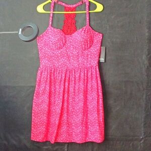 NOBO CROCHET BACK MIDI DRESS